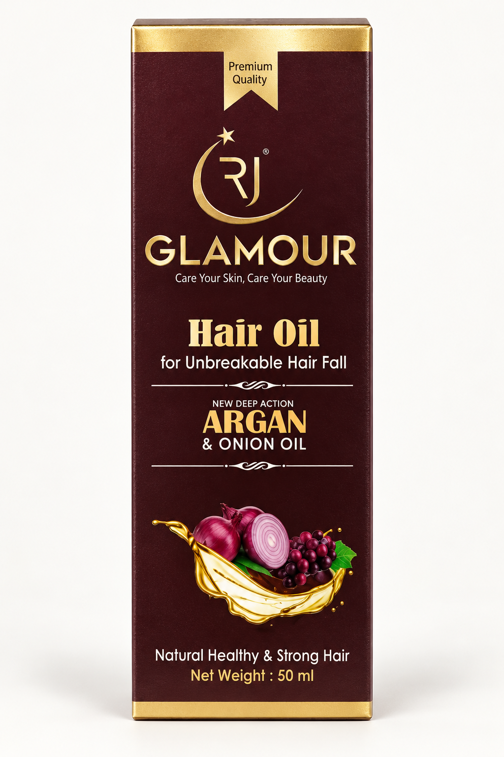 RJ Glamour Argan & Onion Hair Oil 50 ml