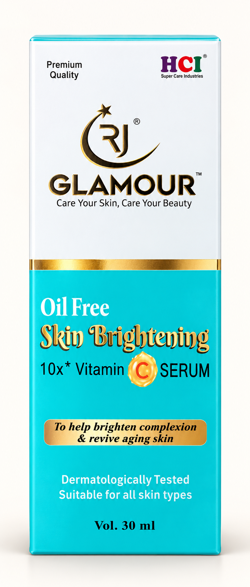 RJ Glamour Oil Free Skin Brightening Vitamin C Serum 30 ml